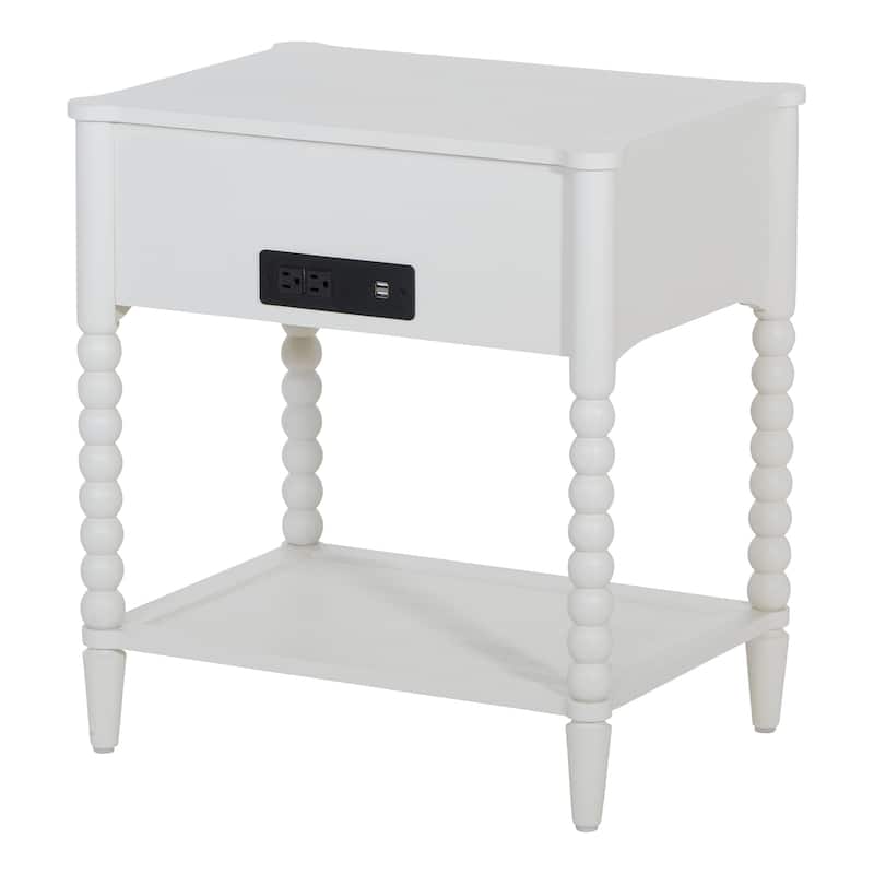 Spindle Single Drawer Night (1-Year Warranty)