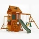 preview thumbnail 2 of 3, KidKraft Ridgeview Deluxe Clubhouse Wooden Play Set