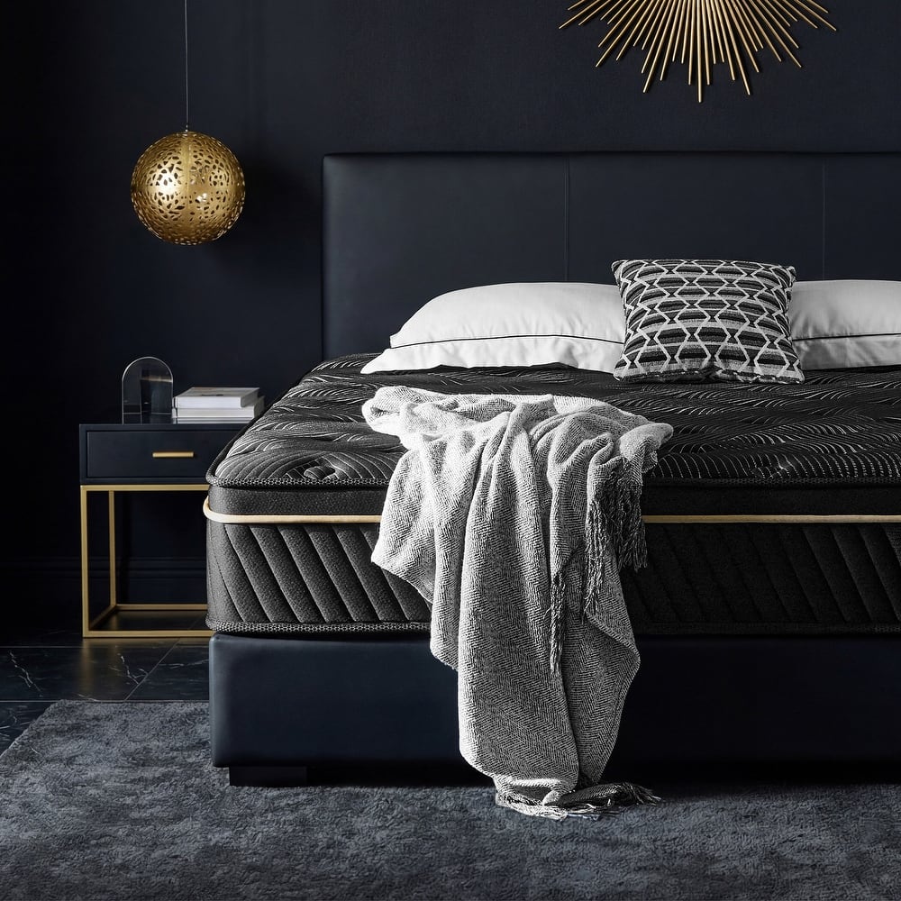 12 in. Medium Firm Gel Memory Foam Hybrid Breathable Knitted Cover Mattress