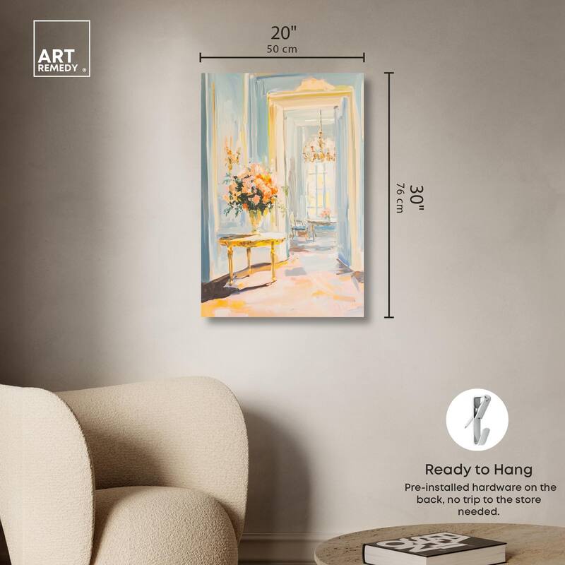 Glowing Room II Canvas by Art Remedy, Gallery Wrapped