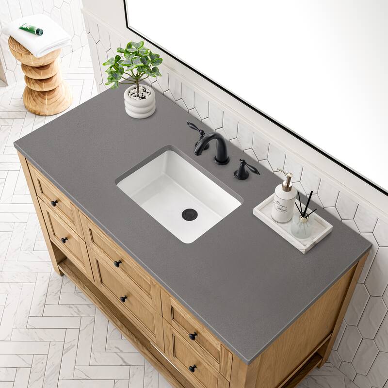 James Martin Vanities Breckenridge 48" Single Vanity, Light Natural Oak