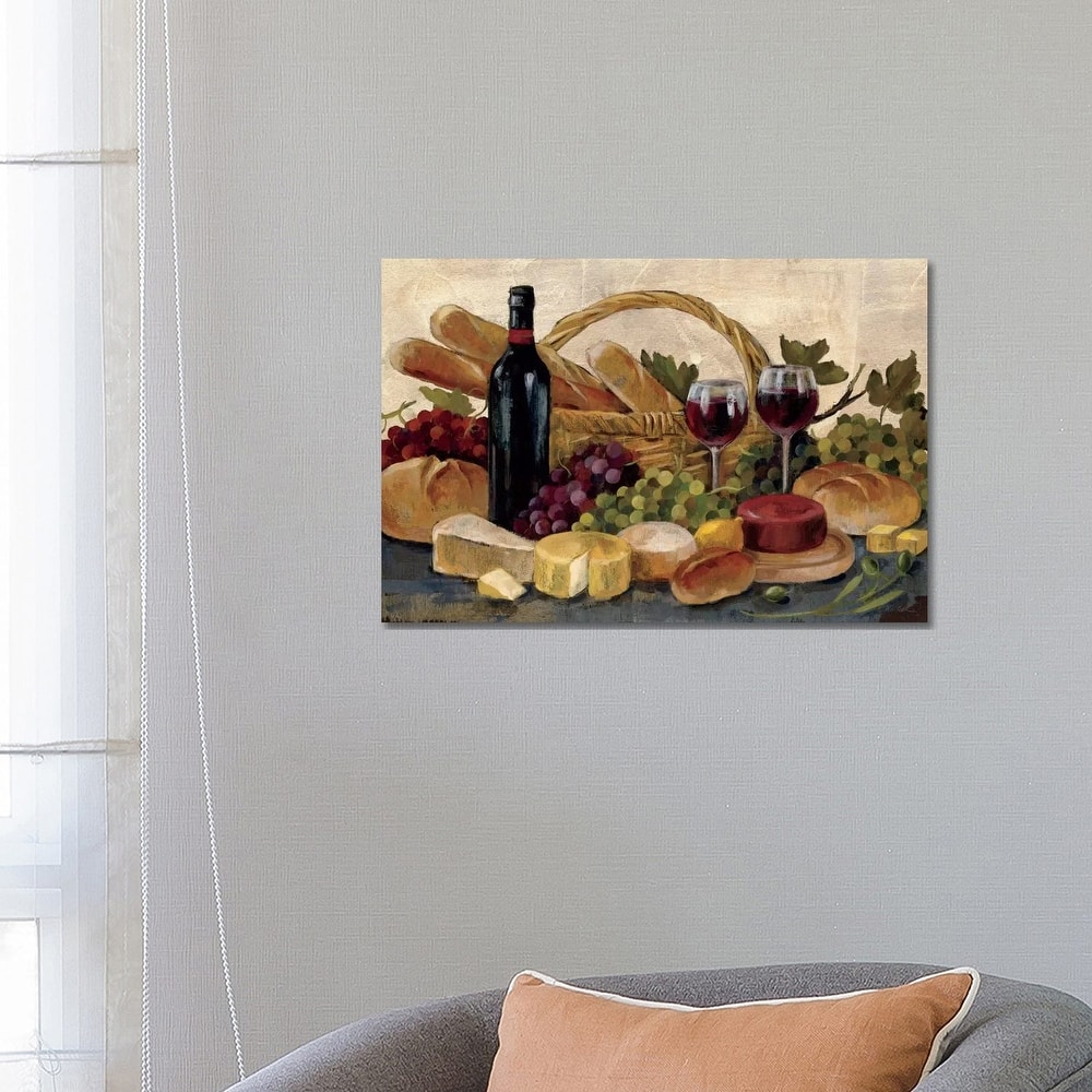 iCanvas "Tuscan Evening Wine " by Silvia Vassileva Canvas Print
