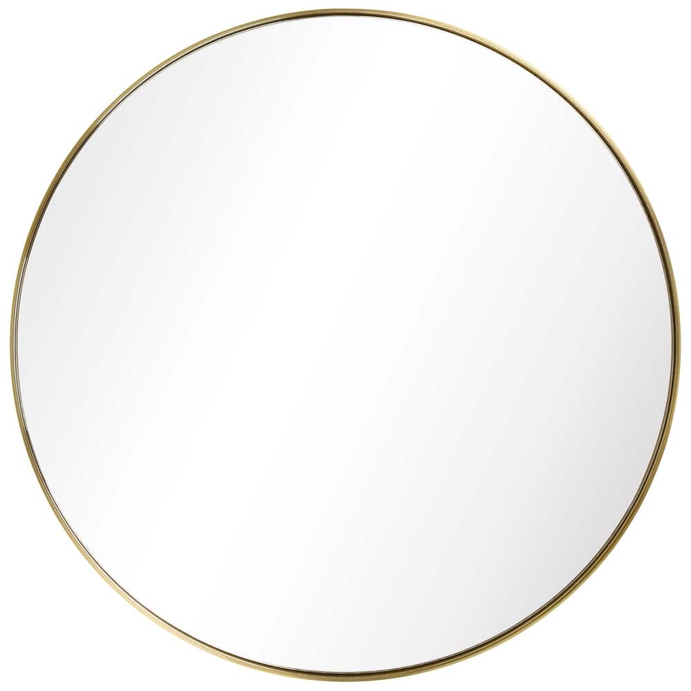 Ultra Stainless Steel Round Wall Mirror- 30"x30"