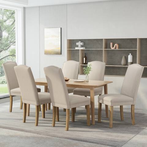 Bunce Fabric Dining Chair (Set of 6) by Christopher Knight Home