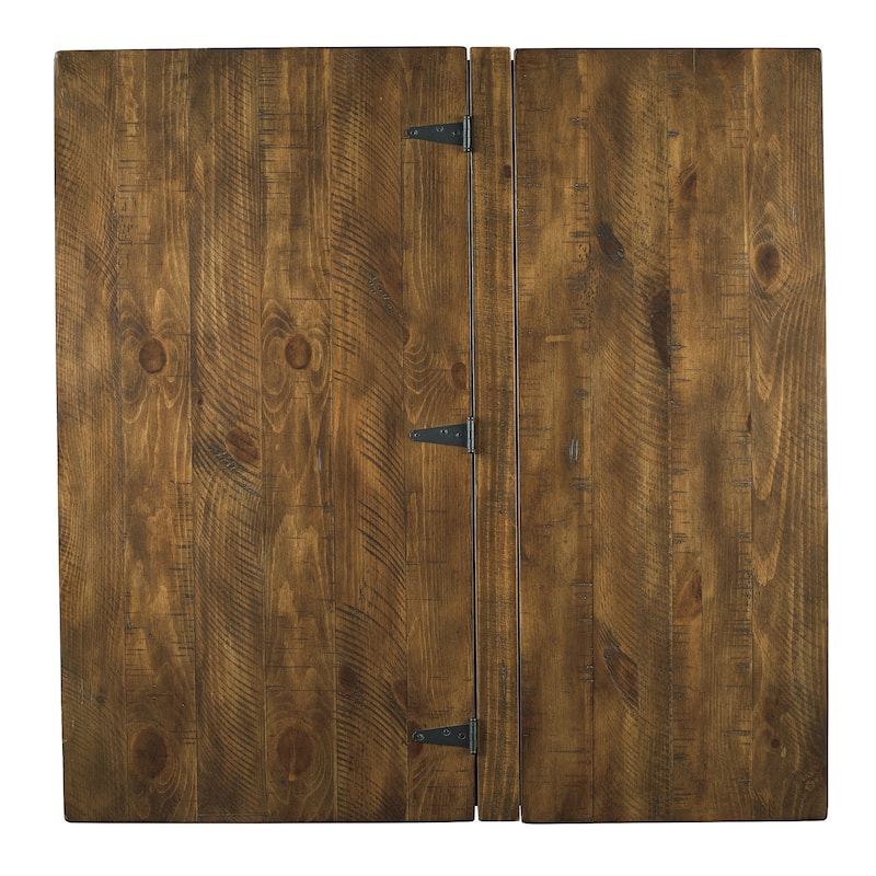 Signature Design by Ashley Valebeck Black/Brown Coffee Table with 2 End Tables - 36" W x 36" D x 18" H