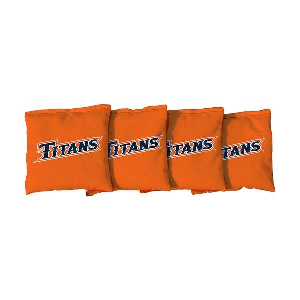 slide 2 of 3, Cal State Fullerton Titans Orange Cornhole Bags All-Weather Resin Filled