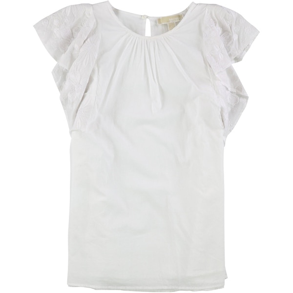 michael kors white blouse