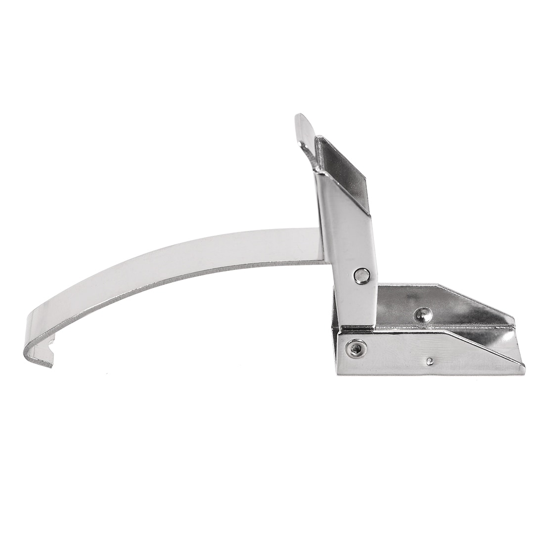 1.6Stainless Steel Cabinet Latch Lock Catch Eye Cabin Hook Plate,2pcs - Silver - Length: 1.6