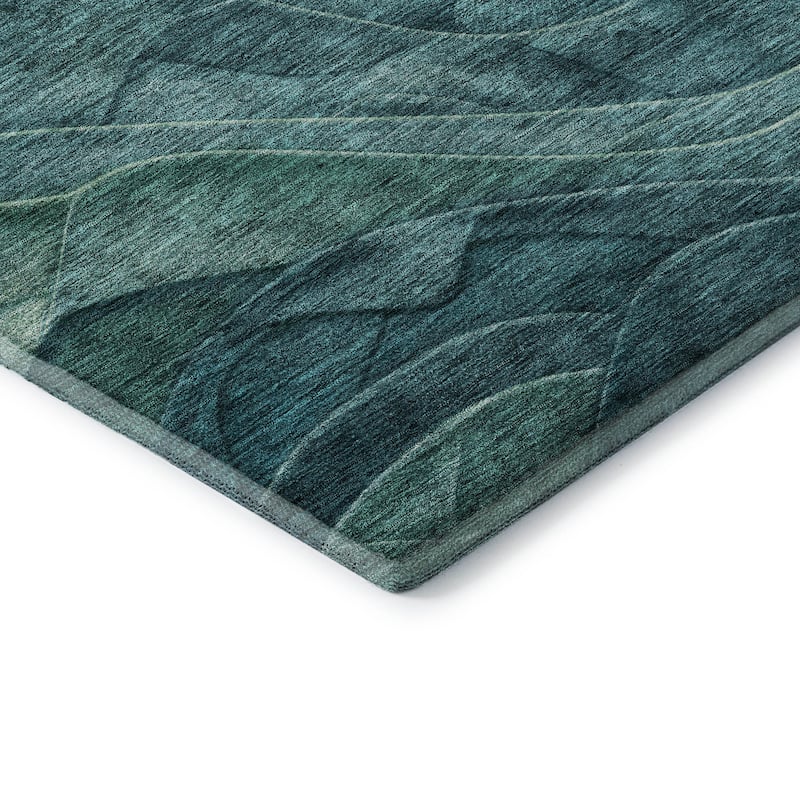 Premium Washable Super Soft Modern Waves Mayfield Rug