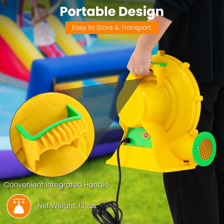Air Blower Air Pump Fan with Convenient Handle and Ground Stakes
