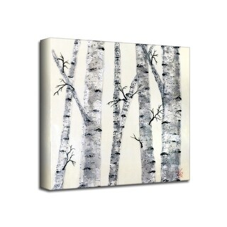 'Monoscape XVII' Wrapped Canvas Wall Art by Karen Biery