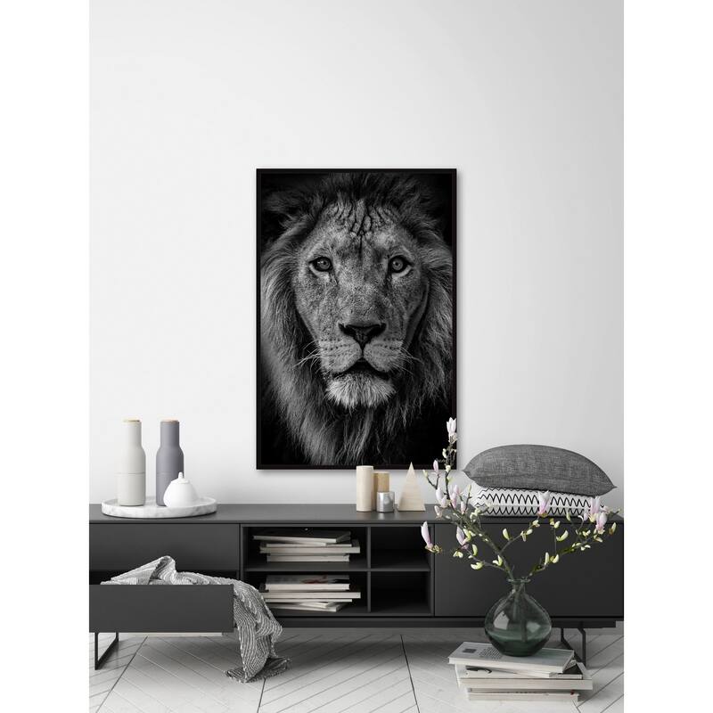 Enjoy the Silence Floater Framed Print on Canvas