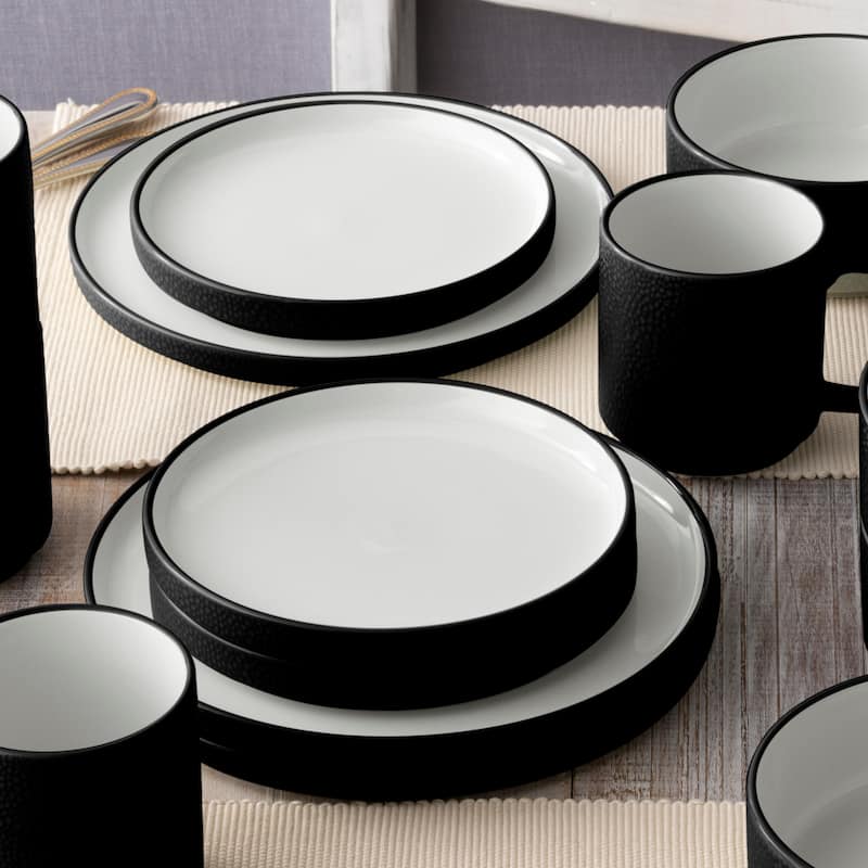 Noritake Colortex Stone 16-Piece Stax Dinnerware Set, Service For 4