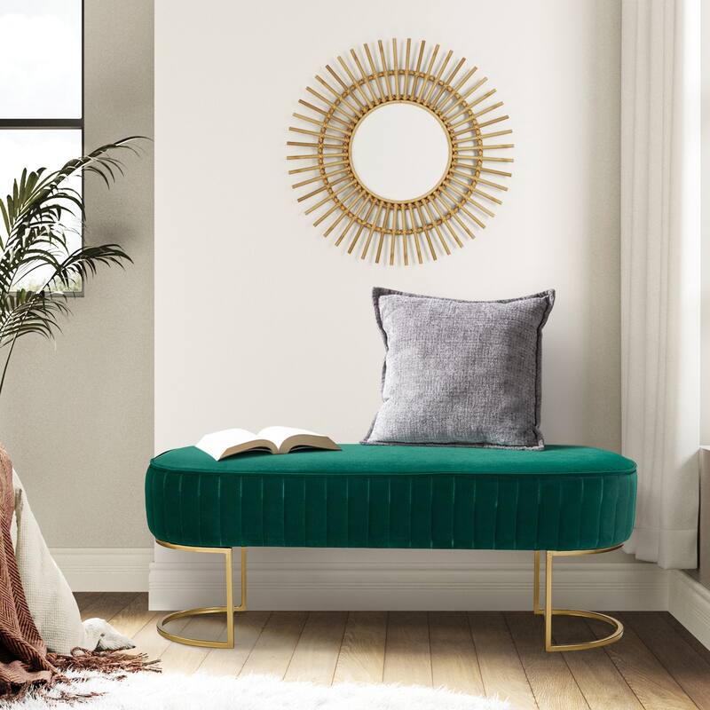 Justo 48" Wide Bench with Metal Base