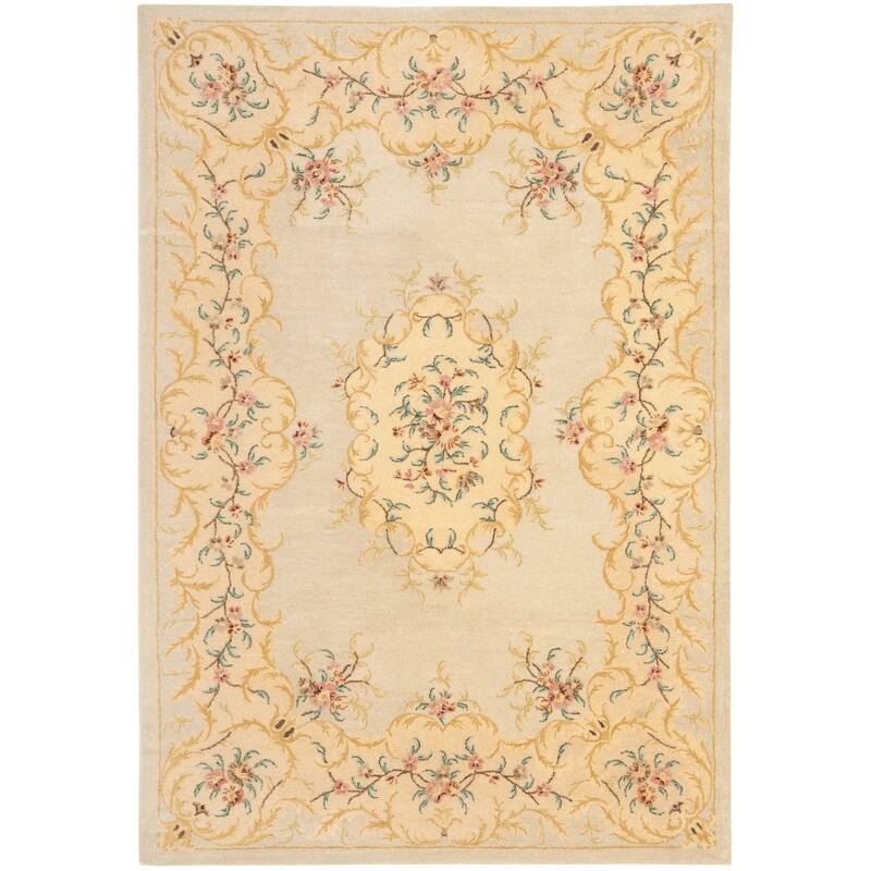 SAFAVIEH Handmade Bergama Achsah Oriental Hand-spun Wool Rug