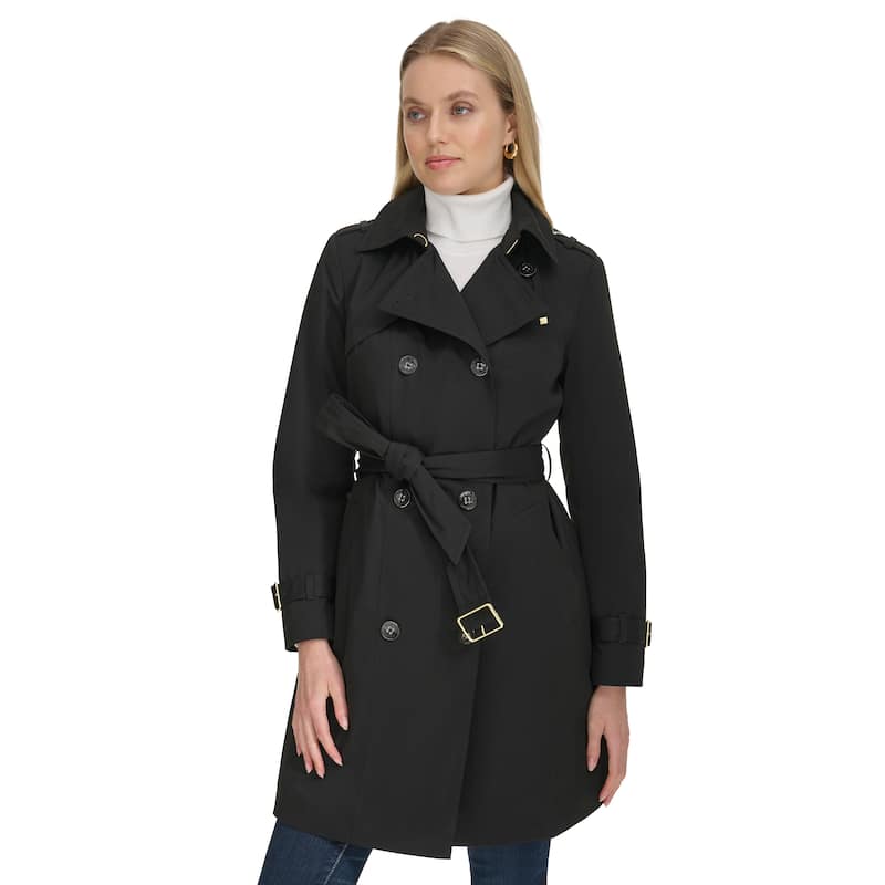 Cole Haan Women's Water Resistant Trench Coat