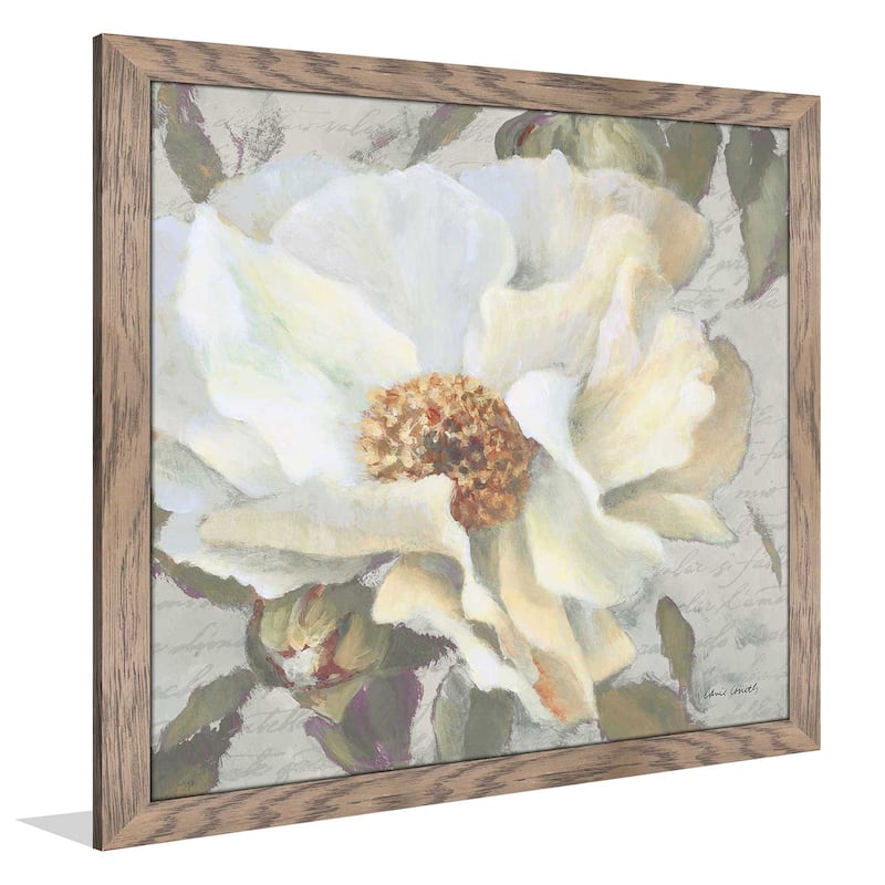 "Blooming Peony Letter II" by Lanie Loreth Print on Acrylic