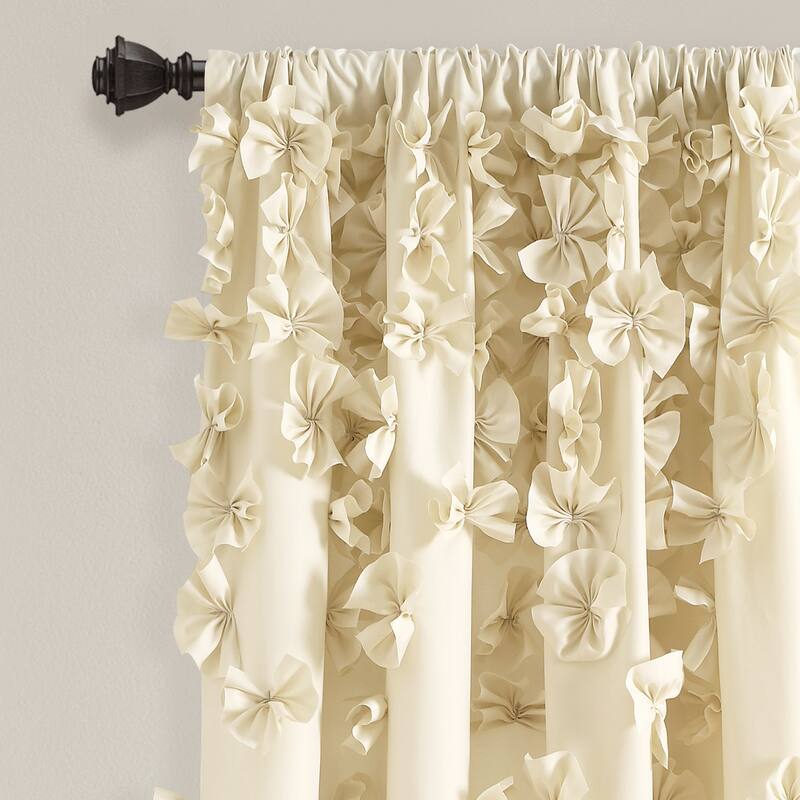 Silver Orchid Turpin Single Window Curtain Panel