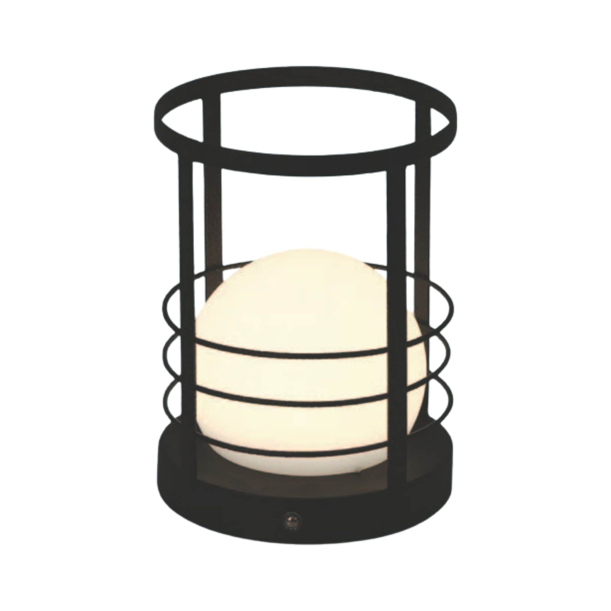 VIP Metal 7.87 in. Multicolor LED Light Up Globe with Encircling Frame