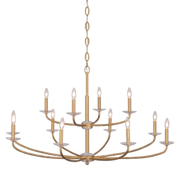 slide 2 of 11, Minka Lavery 5288 Atella 12 Light 48" Wide Taper Candle Style