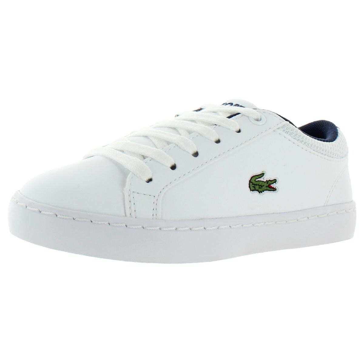 Shop Lacoste Boys Straightset 119 1 Casual Shoes Little Kid Faux