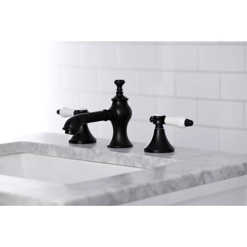 Kingston Brass Bel-Air 8 in. Widespread Bathroom Faucet - Matte Black