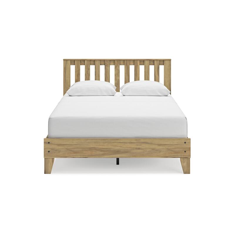 Signature Design by Ashley Bermacy Brown Platform Panel Bed
