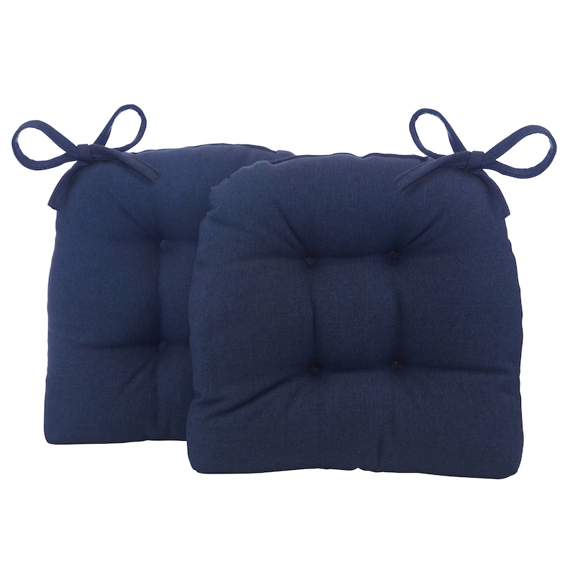 Klear Vu Outdoor U-Shaped Performance Fabric Seat Cushions Set of 2
