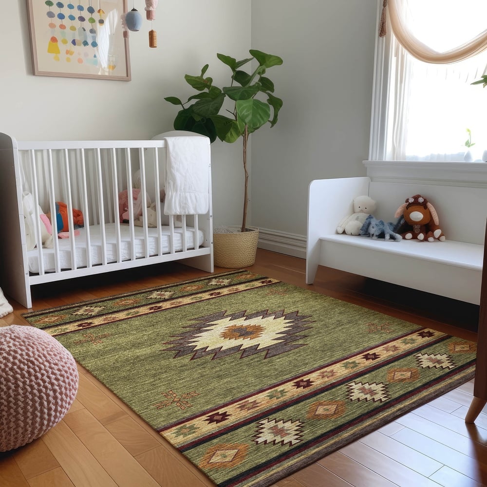 Premium Washable Super Soft Boho Tribal Mayfield Rug