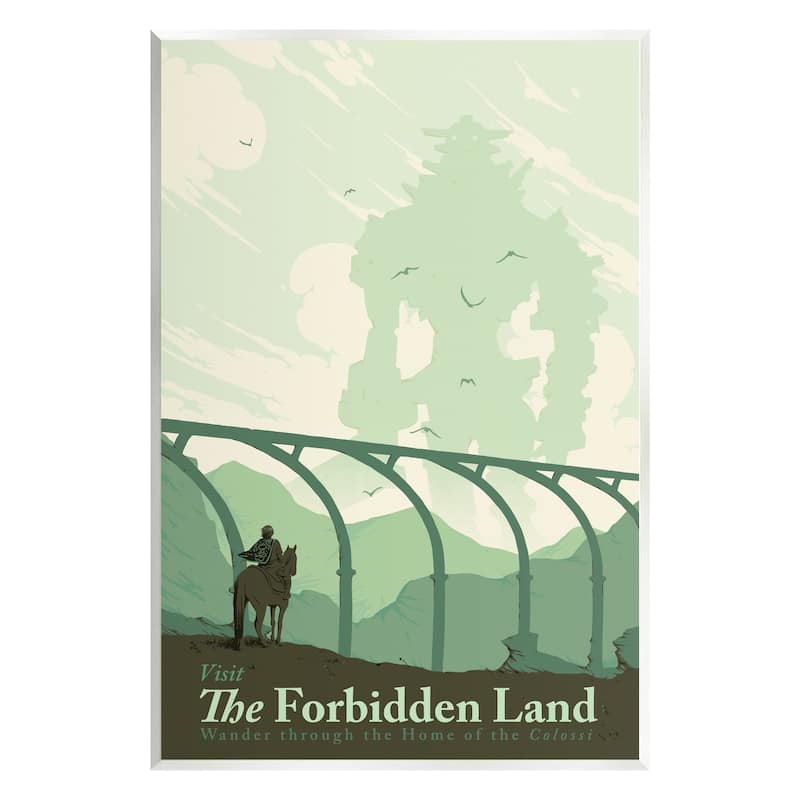 Stupell Forbidden Land Intense Landscape Fantasy Wall Plaque, Design By