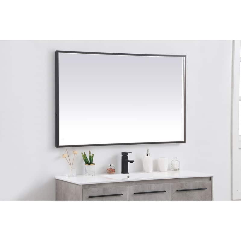 Indigo Home 30x48 inch LED mirror with adjustable color temperature