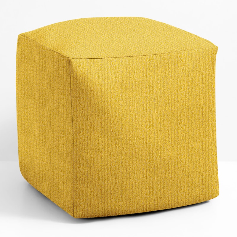 Sorra Home Sunbrella Outdoor Bean Pouf Square
