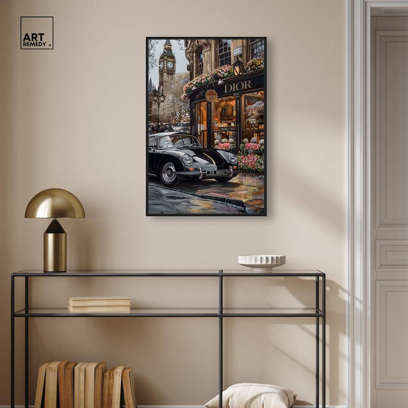 A View of London from the Car Canvas by Art Remedy