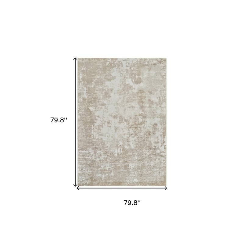 Distressed Abstract Modern Stain Resistant Woven Durable Area Rug