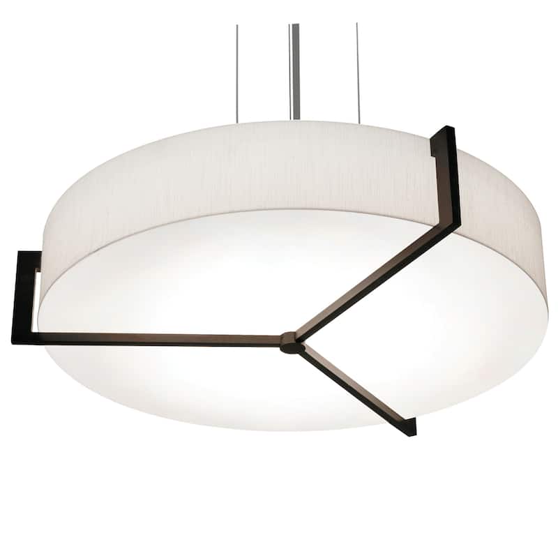 AFX APP1932MB-LW Apex 3 Light 22" Wide Suspension Pendant - Espresso