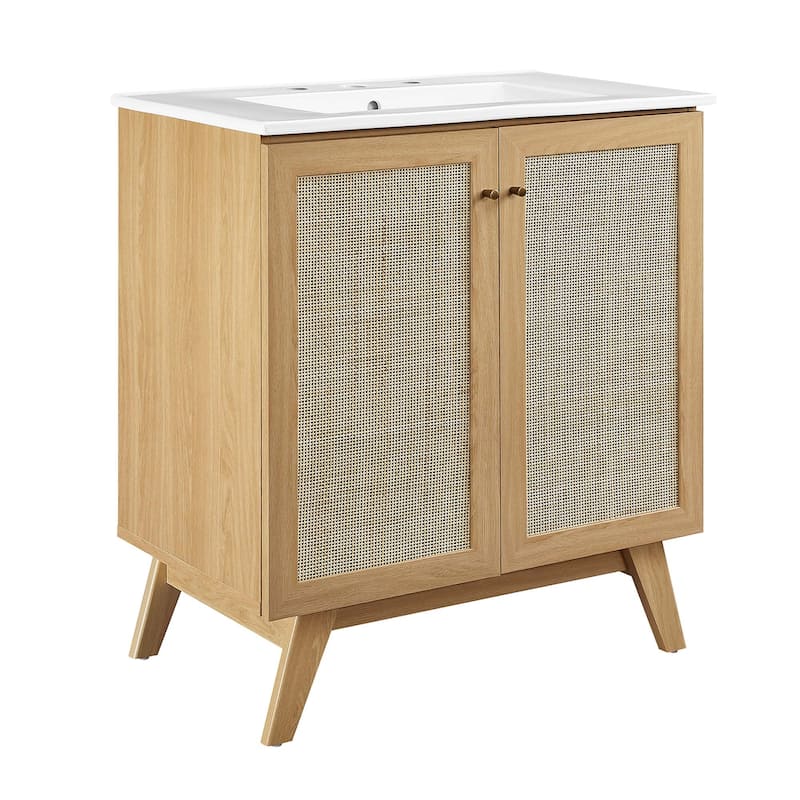 Soma 30" Bathroom Vanity - Oak - Oak Finish