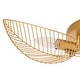 preview thumbnail 3 of 9, River of Goods Malachi Gold Metal Triple Leaf Shade 24-Inch Ceiling Light - 24" x 24" x 5.25"