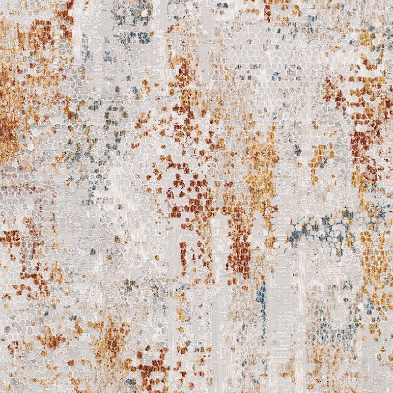 Livabliss Shabby Chic Carmel Abstract Area Rug