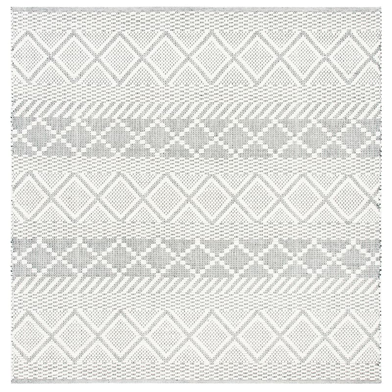 SAFAVIEH Handmade Natura Fazlie Moroccan Wool Rug - 6' Square - Ivory