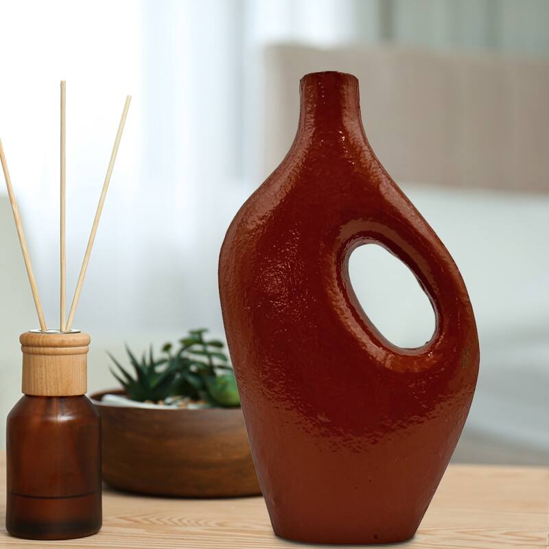 Decorative Handmade Aluminum Jug Flower Vase