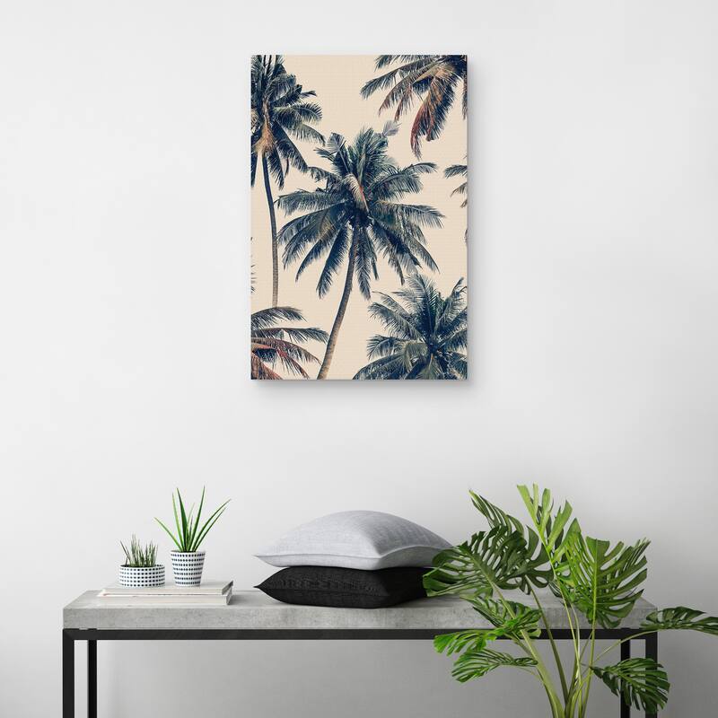 Vintage Palms by Belle Maison Canvas Art Print