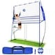 preview thumbnail 1 of 6, Haokelball 11×8 FT Adjustable Volleyball Portable Training Net Set with Volleyball and Pump - 11X8FT