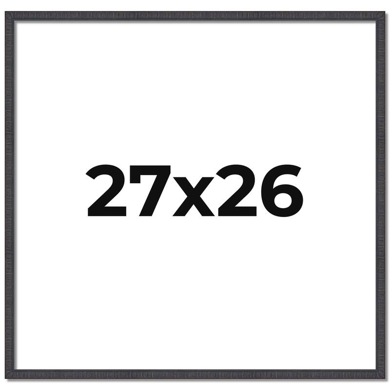 27x26 Frame Brown Picture Frame - Complete Modern Photo Frame Includes