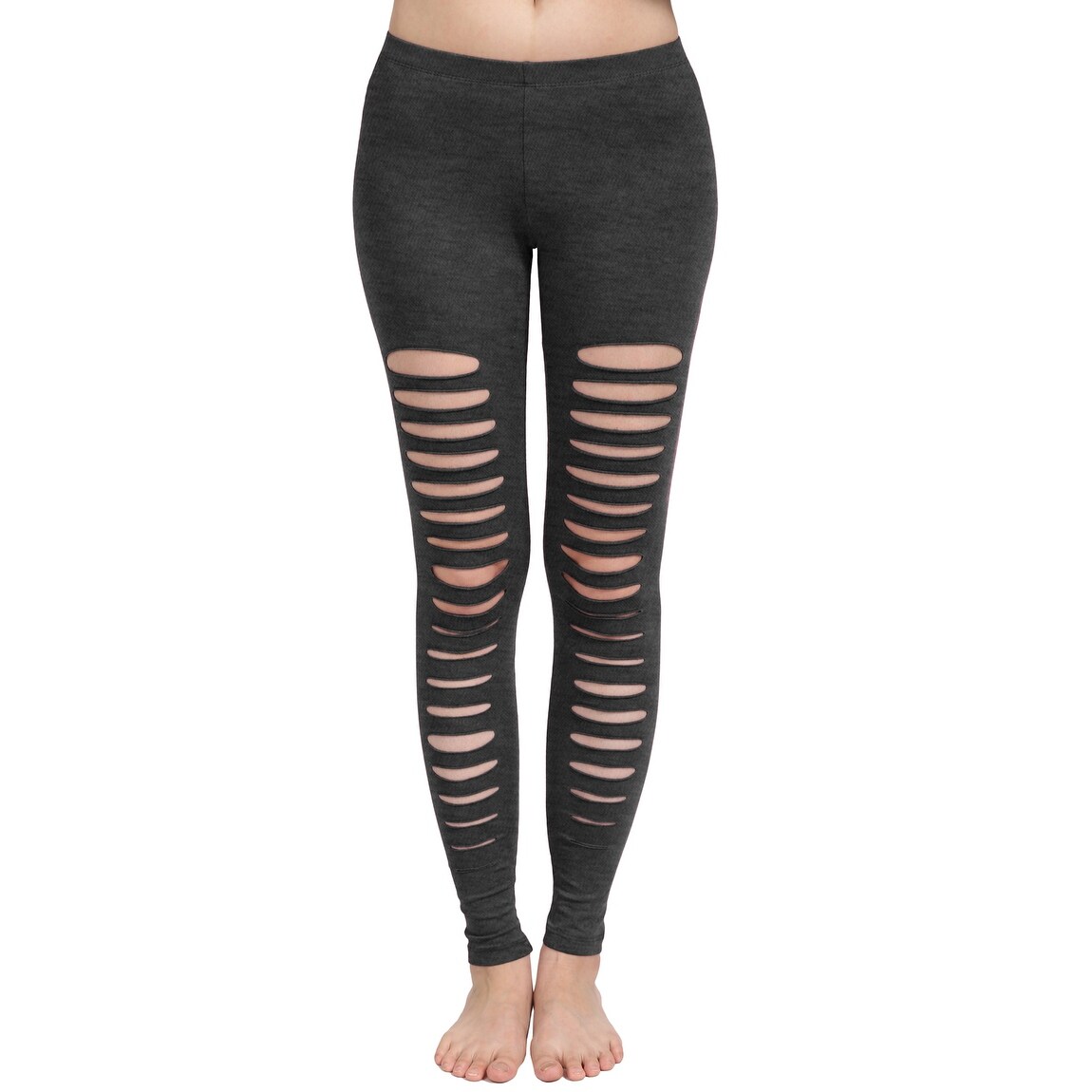 Shop Ne People Womens Casual Elastic Ladder Cut Out Cotton
