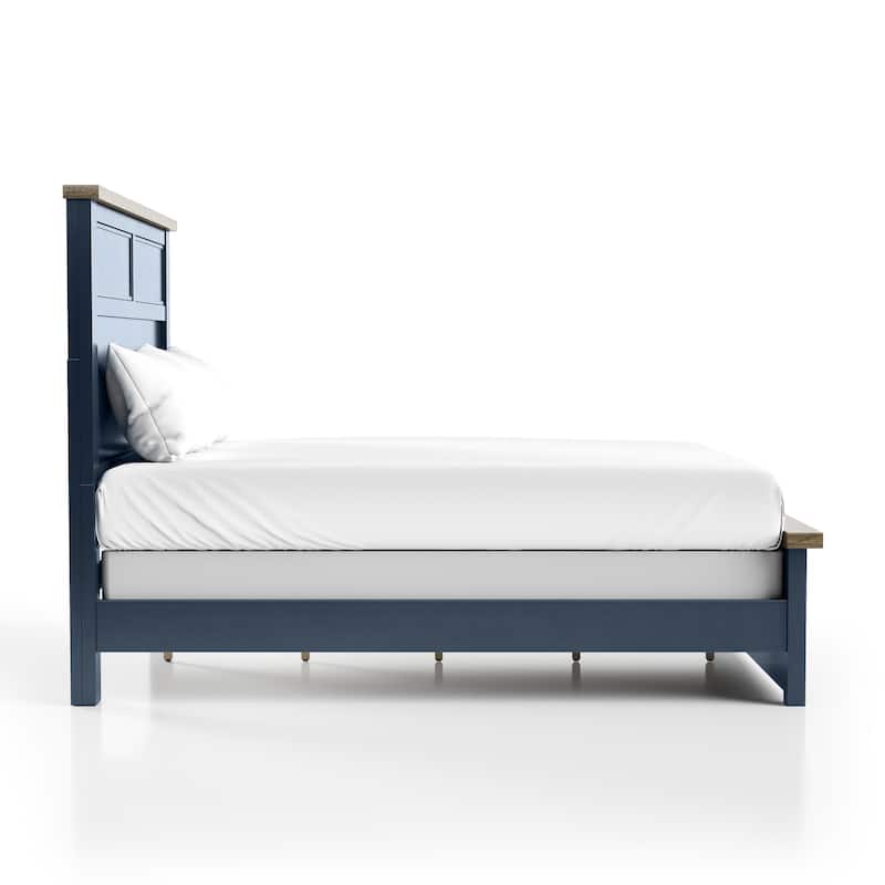 Furniture of America Althea Modern Farmhouse 5-Piece Wood Kids Panel Bedroom Set