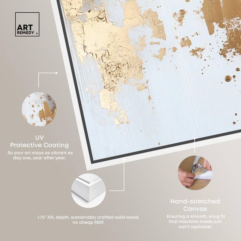 Ghostly Glimmer II Canvas by Art Remedy