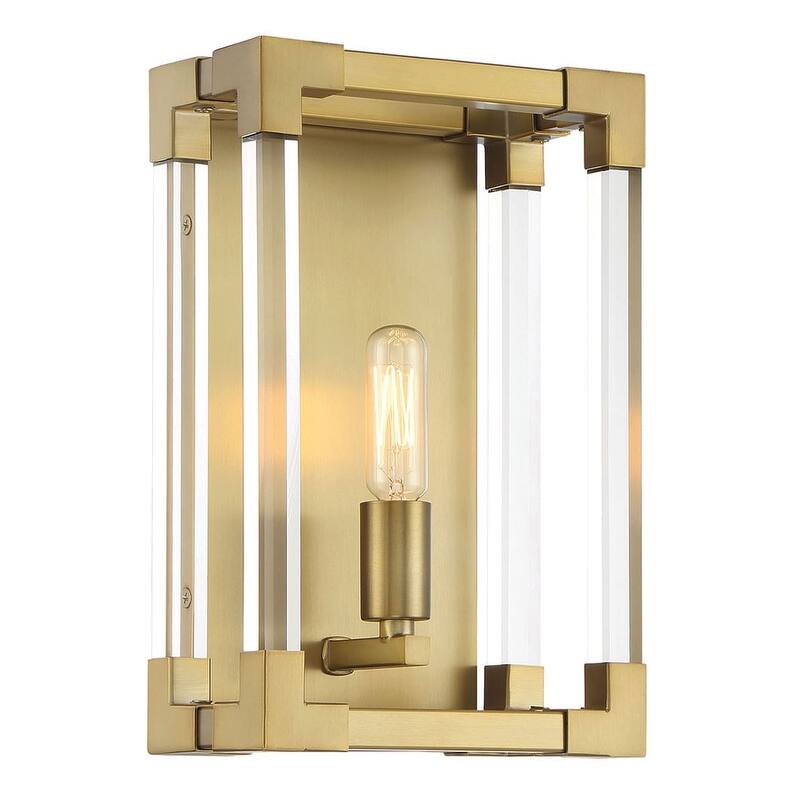 Minka Lavery 1451 Oro District 1 Light 11" Tall ADA Vantage Wall - Soft Brass