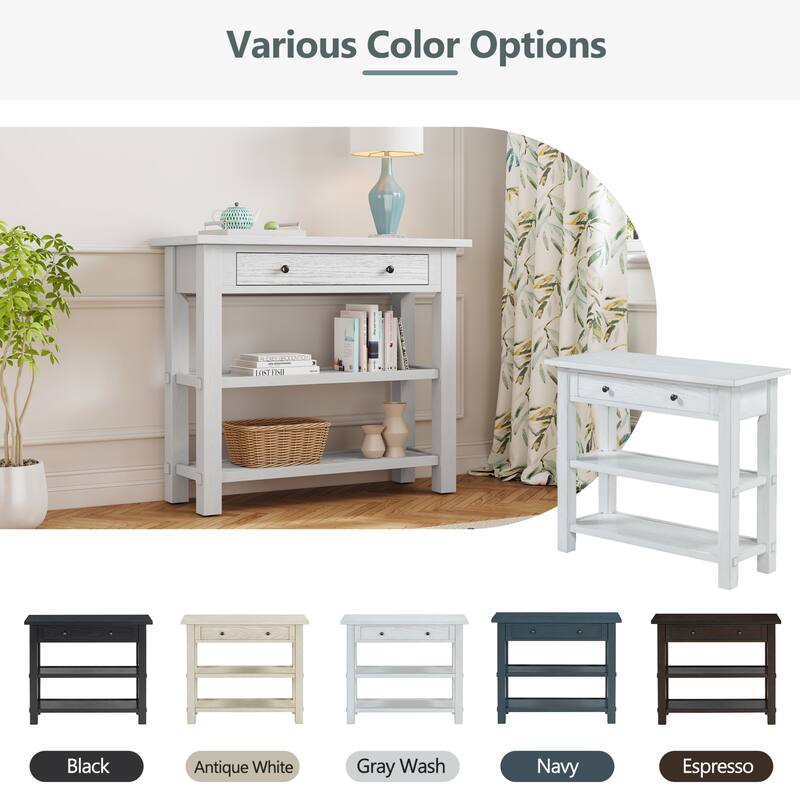 Modern Storage Entryway Table