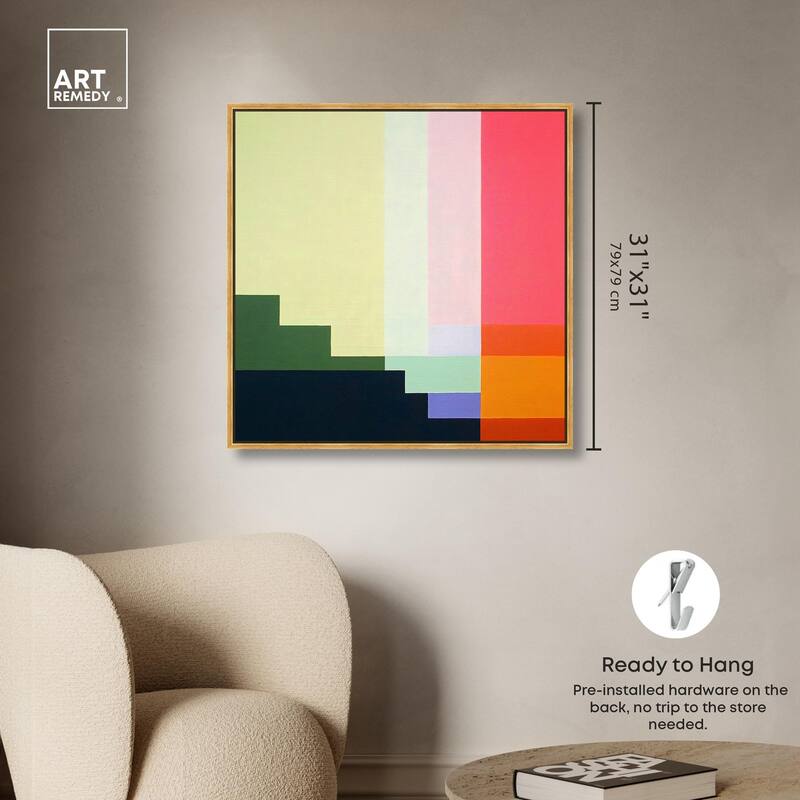 Rectilinear Rhapsody III Canvas by Art Remedy