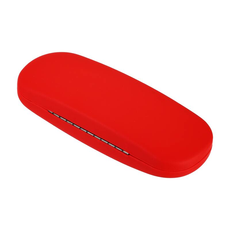 Glasses Case Hard Shell, 2 Pack Eyeglass Case Hard for Women Men Glasses, Red